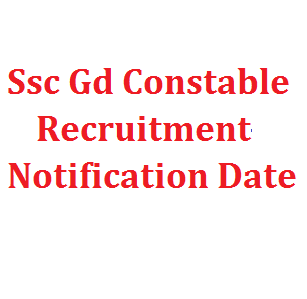 SSC GD CONSTABLE RECRUITMENT