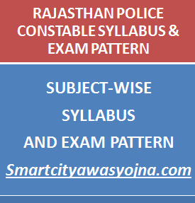 rajasthan police constable syllabus