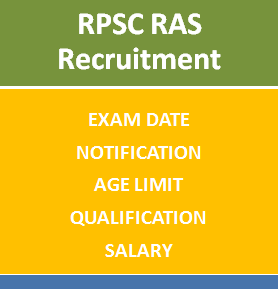 rpsc ras recruitment