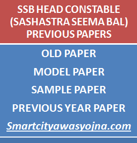 ssb head constable previous papers