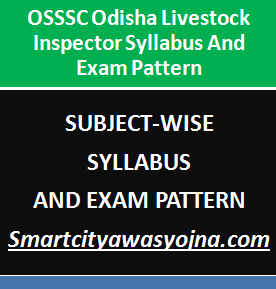 Odisha Livestock Inspector Syllabus