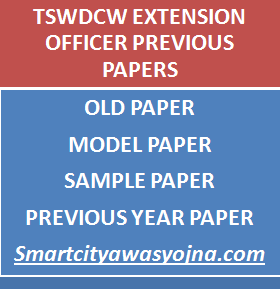 TSWDCW Extension Officer Previous Papers
