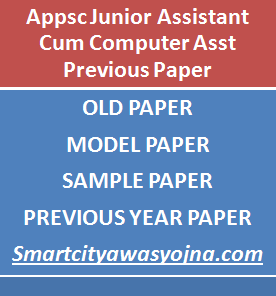 appsc junior assistant cum computer assistant previous papers