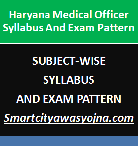 haryana medical officer syllabus