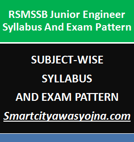 rsmssb junior engineer syllabus